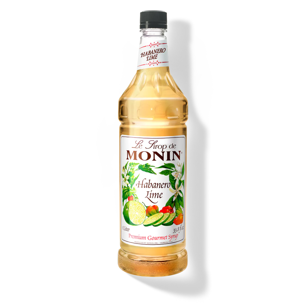Monin Habanero Lime Syrup - Bottle (1L)