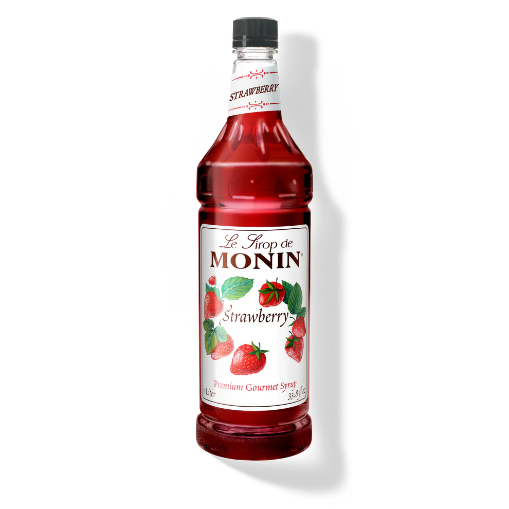 Monin Strawberry Syrup - Bottle (1L)