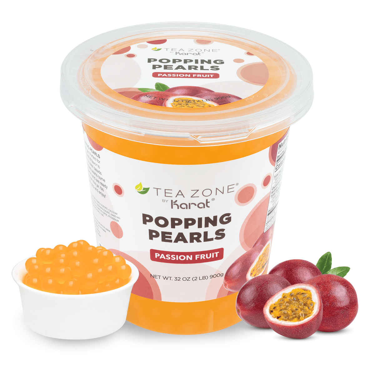 Passion Fruit Popping Pearls - Jar (2 lb)