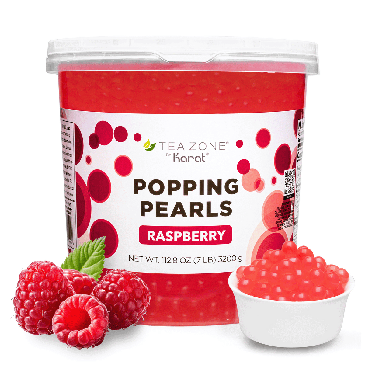 Raspberry Popping Pearls - Jar (7 lbs)