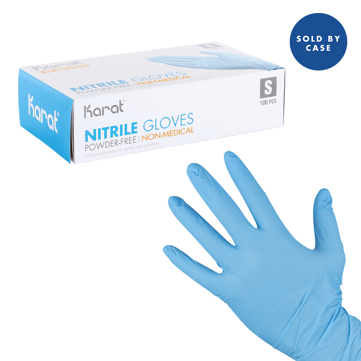 [1,000 ct] Nitrile Gloves | Latex-Free | Powder-Free | Blue | Small