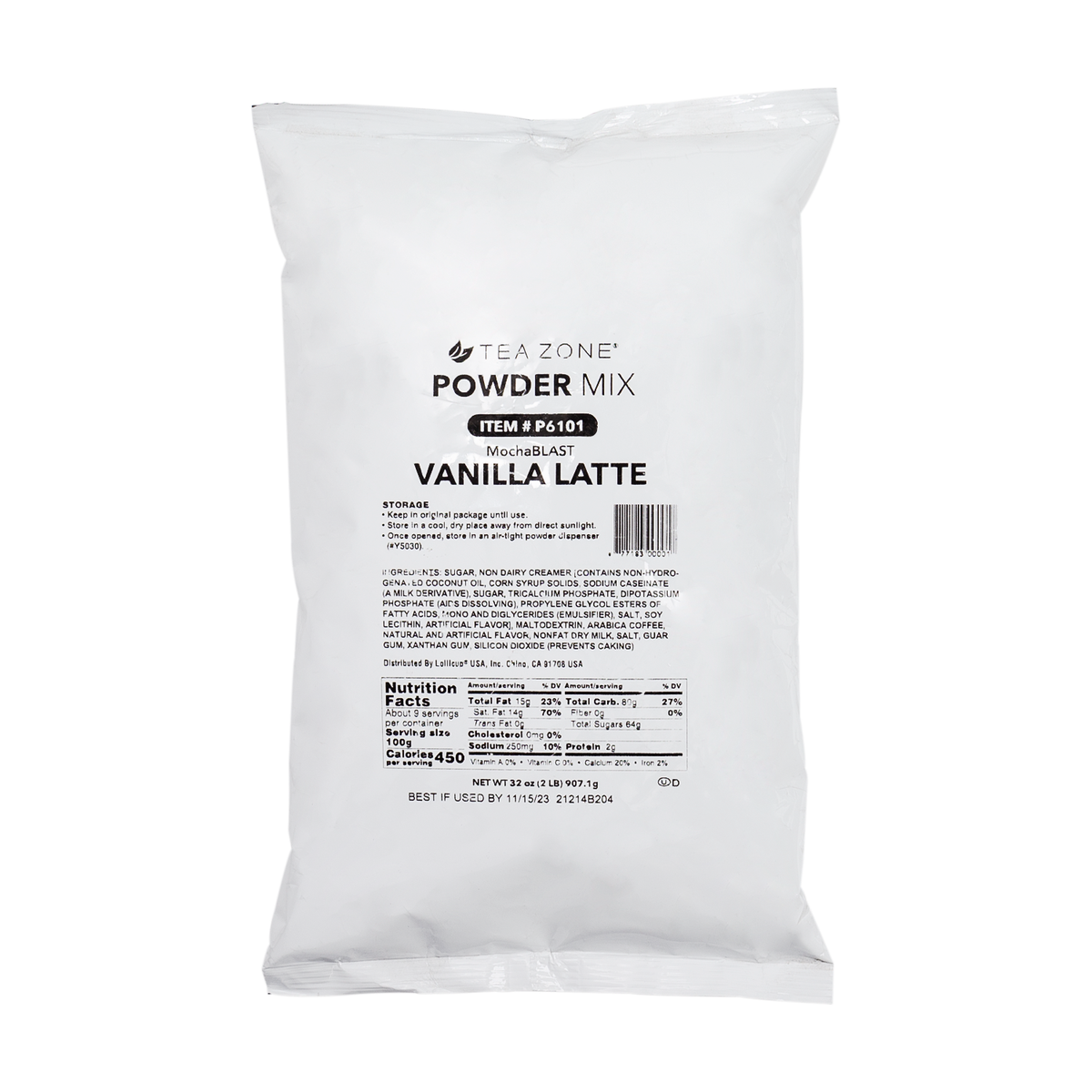 MochaBLAST Vanilla Latte Powder - Bag (2 lbs)
