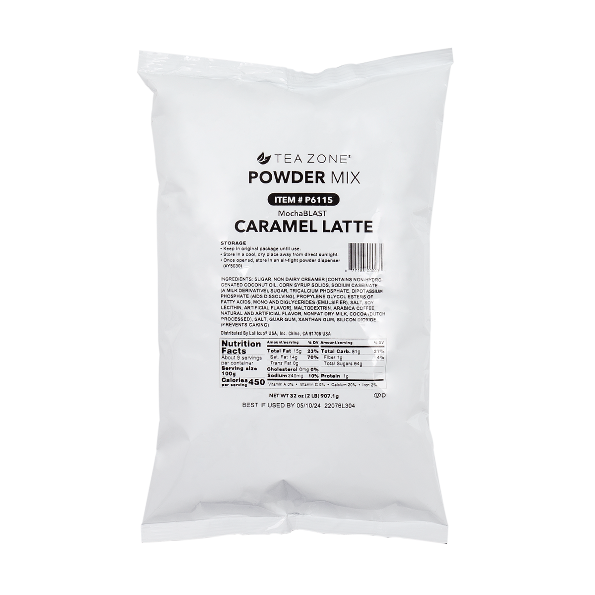 MochaBLAST Caramel Latte Powder - Bag (2 lbs)
