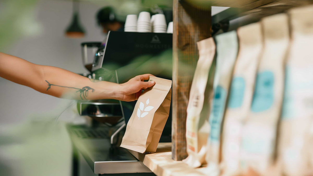 A cafe prepared for the day's orders