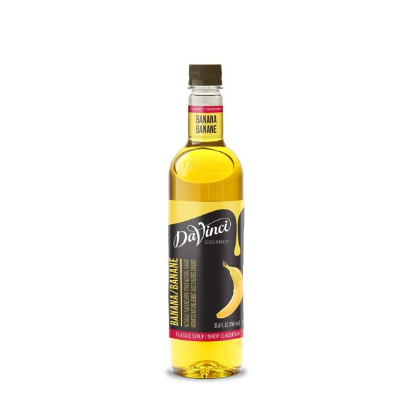 DaVinci Gourmet Banana Syrup - Bottle (750mL)