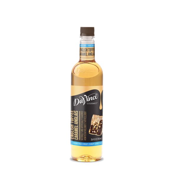 DaVinci Sugar Free English Toffee Syrup - Bottle (750mL)