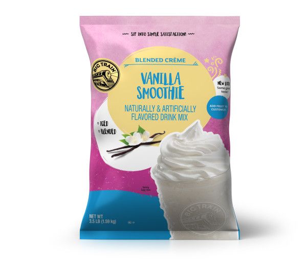 Big Train Vanilla Smoothie Blended Creme Beverage Mix - Bag (3.5 lbs)