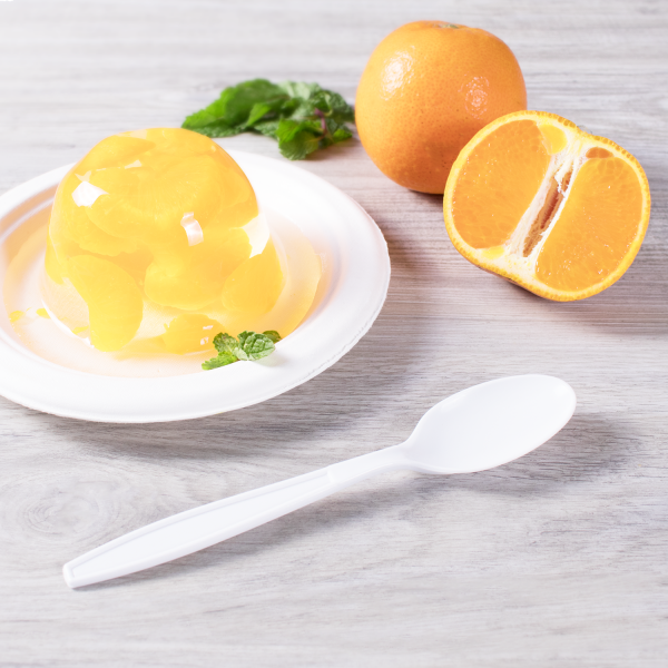 [1,000 ct] PP Plastic Extra Heavy Weight Tea Spoons, White