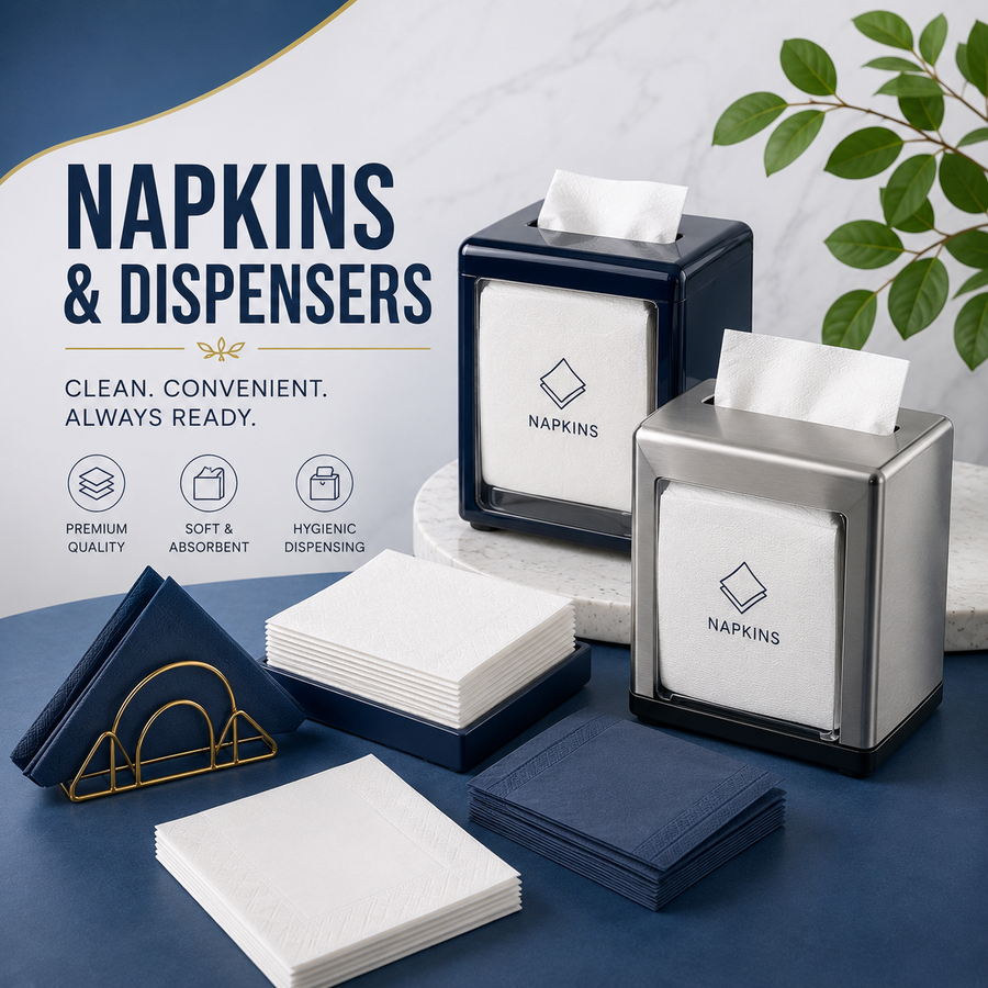 Napkins & dispensers