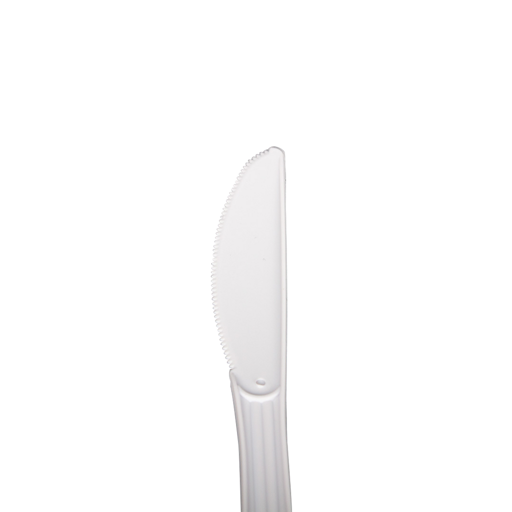 [1,000 ct] PP Plastic Premium Extra Heavy Weight Knives, White
