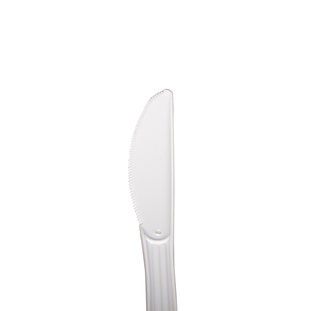 [1,000 ct] PP Plastic Premium Extra Heavy Weight Knives, White