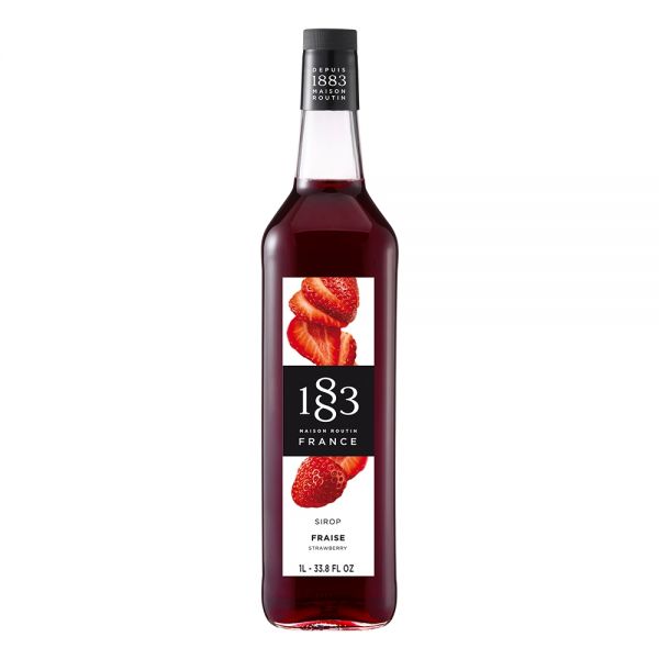 1883 Maison Routin Strawberry Syrup - Bottle (1L)