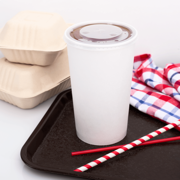 [480 ct] 44 oz Cold Paper Cup (115 mm), White