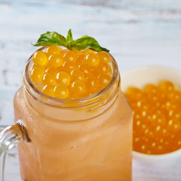 Cantaloupe Popping Pearls - Jar (7 lbs)