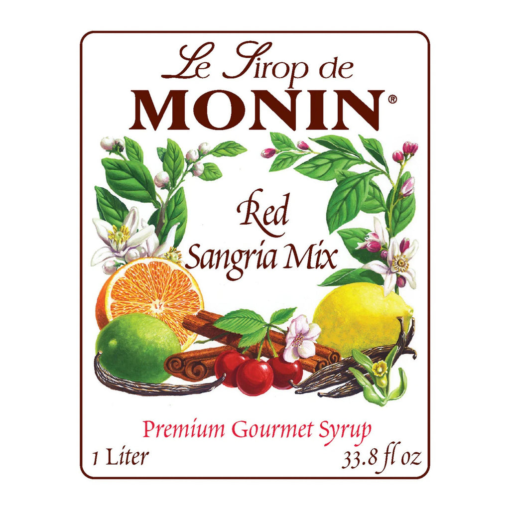 Monin Sangria Mix Red Syrup - Bottle (1L)