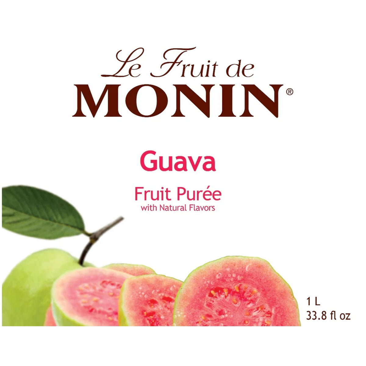 Monin Guava Fruit Puree - Bottle (1L)