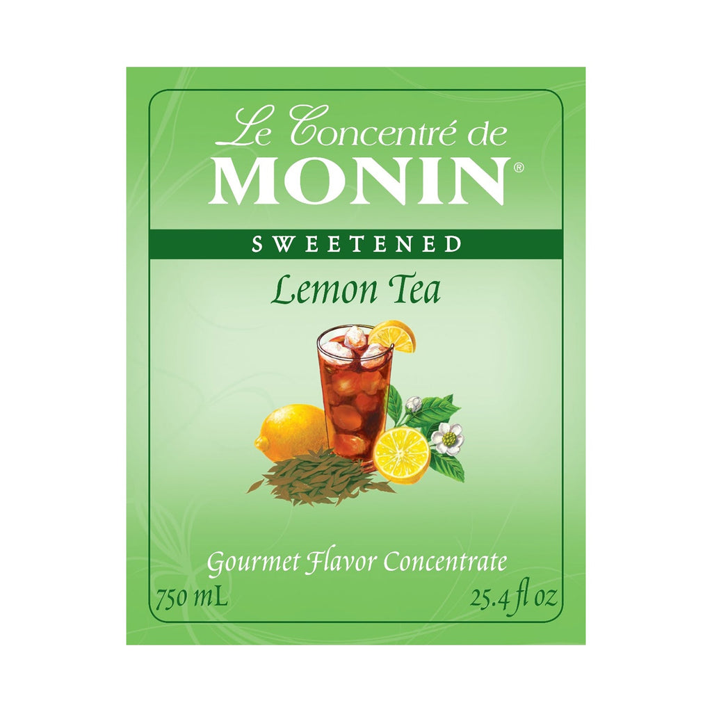 Monin Lemon Tea Concentrate Syrup - Glass Bottle (750mL)