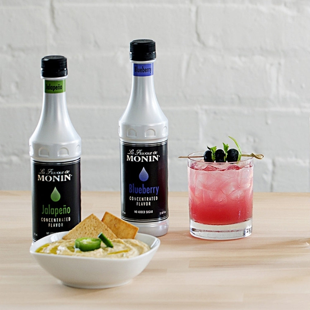 Monin Blueberry Flavoring Concentrate - Bottle (375mL)