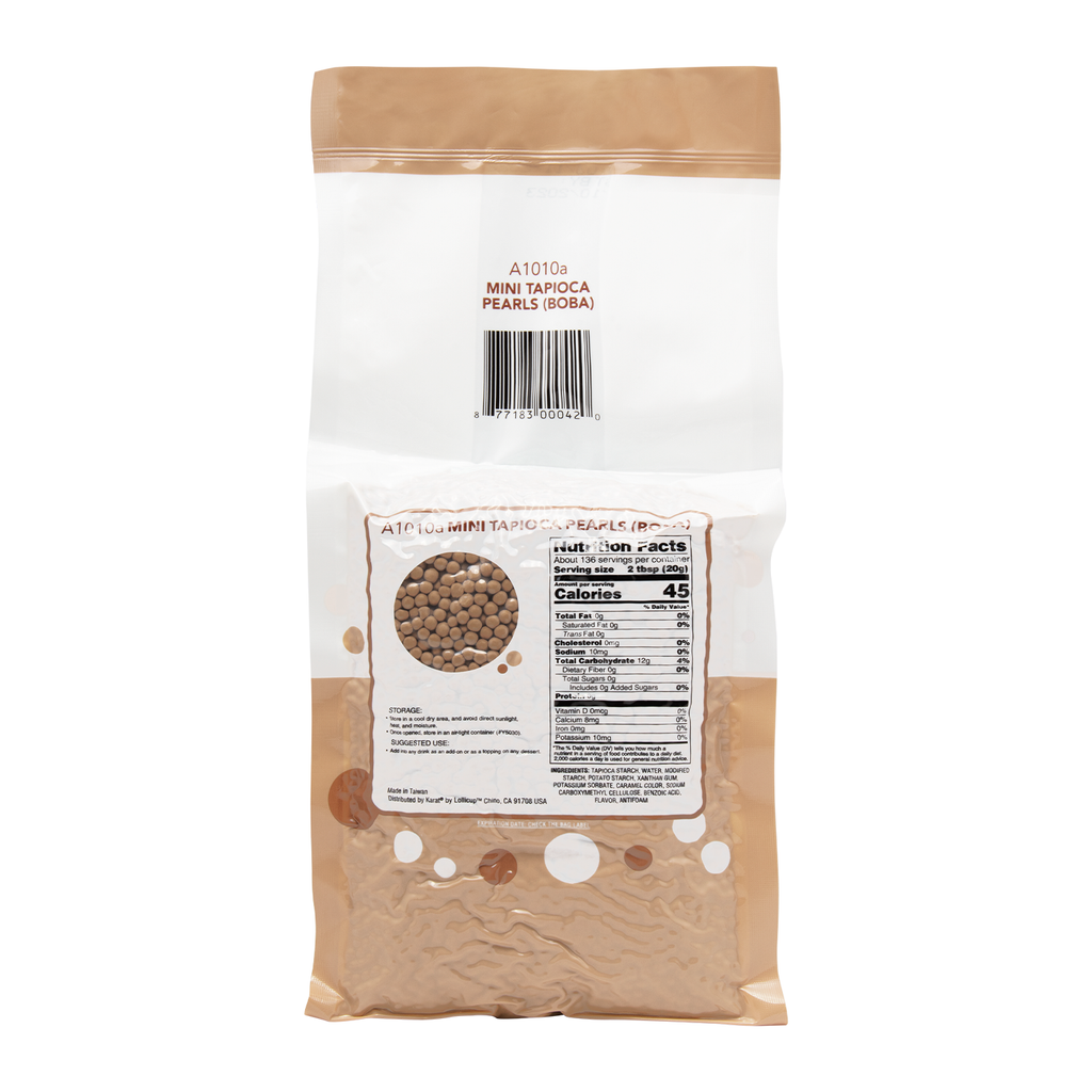 Mini Tapioca Pearls (Boba) - Case of 6 bags