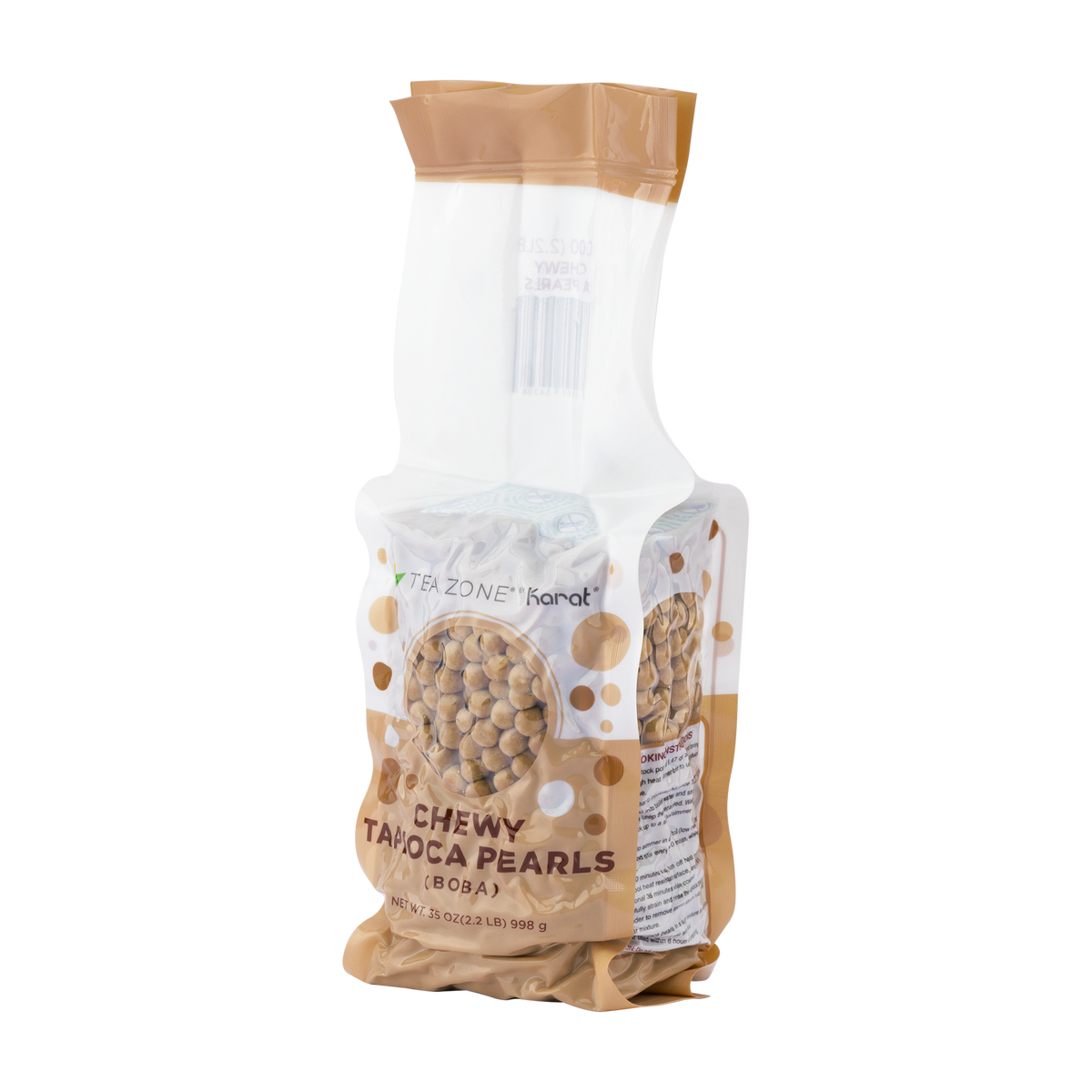 Chewy Tapioca Pearls (Boba) - Bag (2.2 lbs)