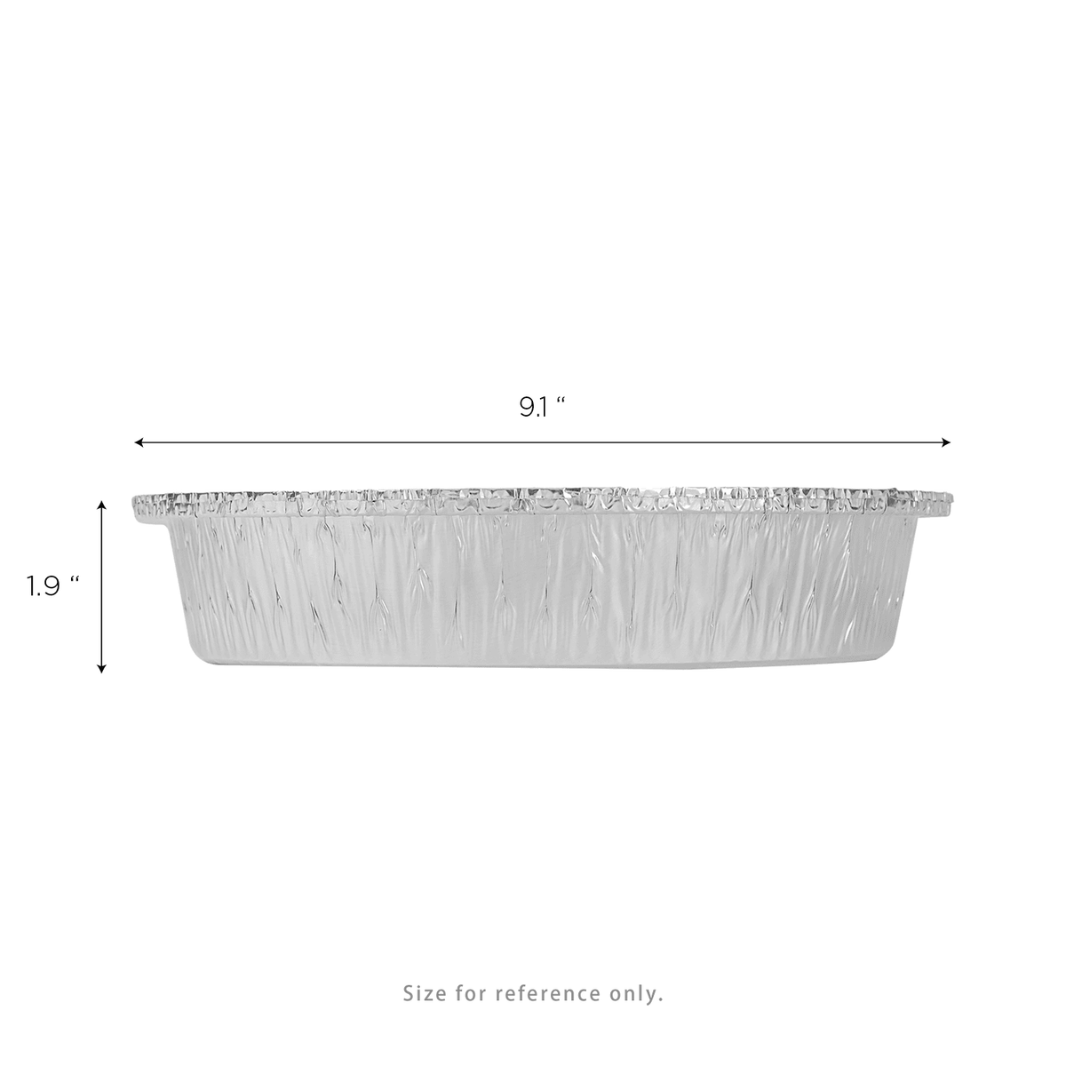 [500 ct] 9" Round Aluminum Pans