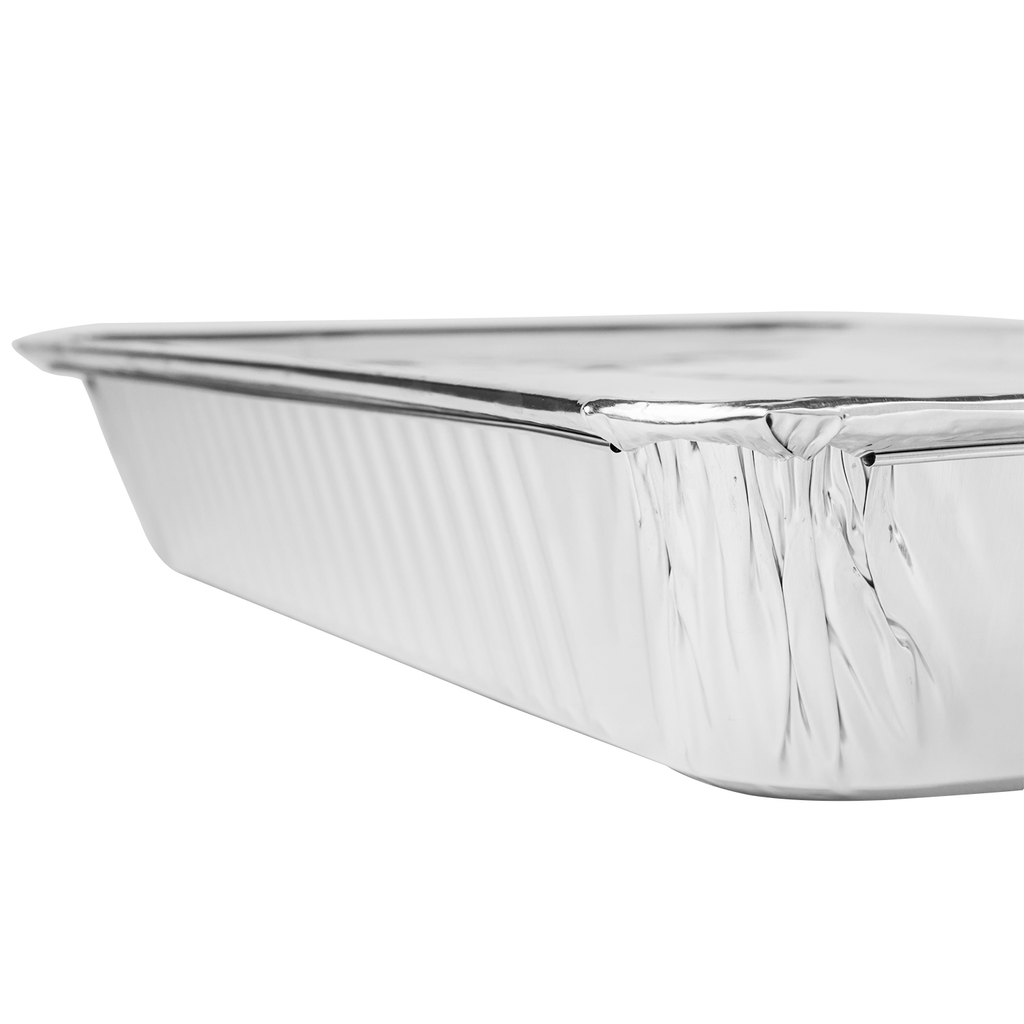 [50 ct] Full Size Heavy-Duty Aluminum Foil Steam Table Pan, Deep