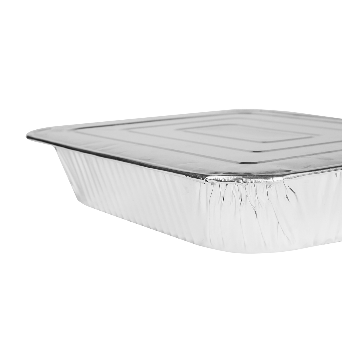 [50 ct] Full Size Aluminum Foil Steam Table Pan, Medium Depth