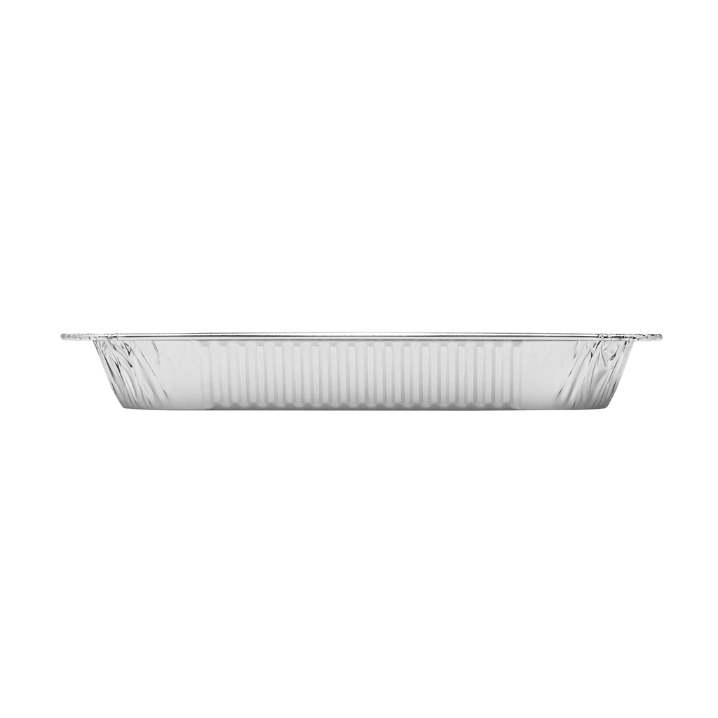 [100 ct] Half Size Heavy-Duty Aluminum Foil Steam Table Pan, Shallow Depth