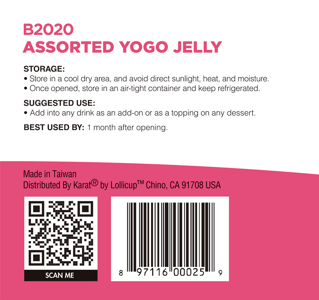 Assorted Yogo Jelly - Jar (8.4 lbs)