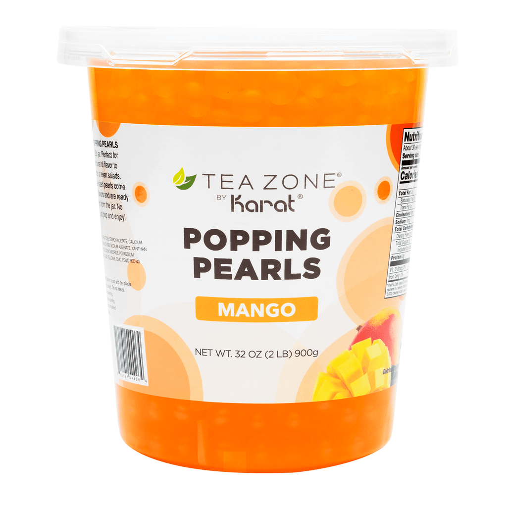 Mango Popping Pearls - Jar (2 lb)