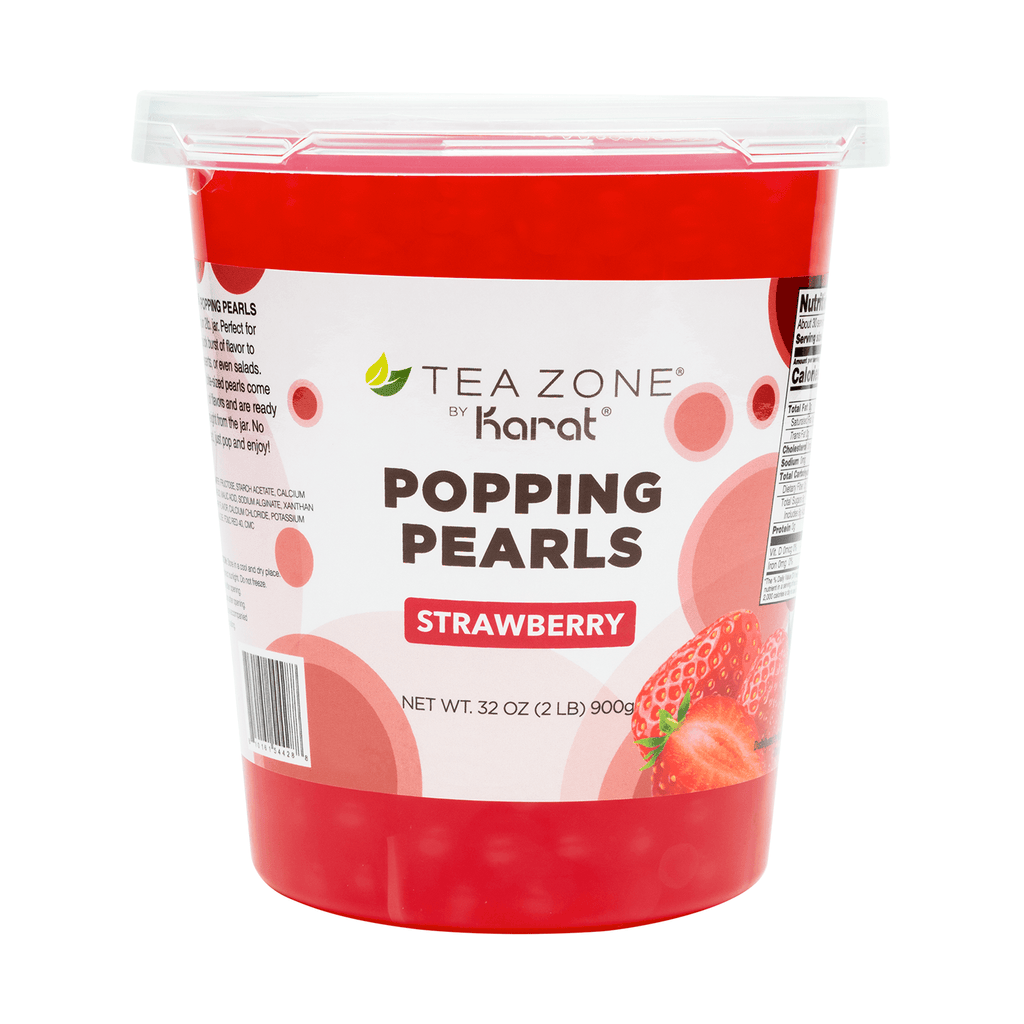 Strawberry Popping Pearls - Jar (2 lb)