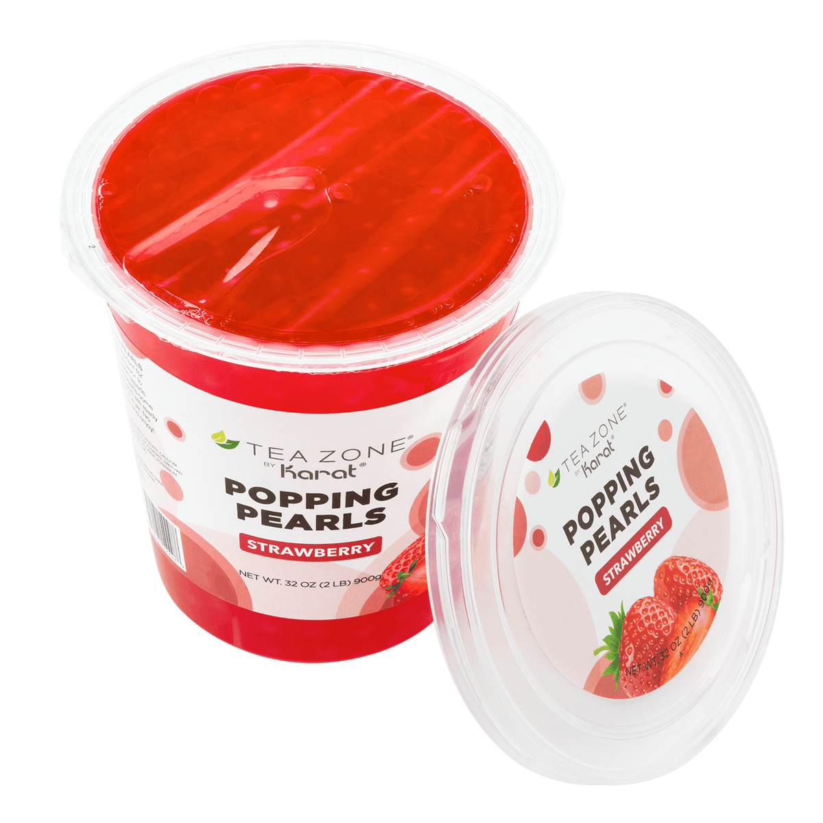 Strawberry Popping Pearls - Jar (2 lb)