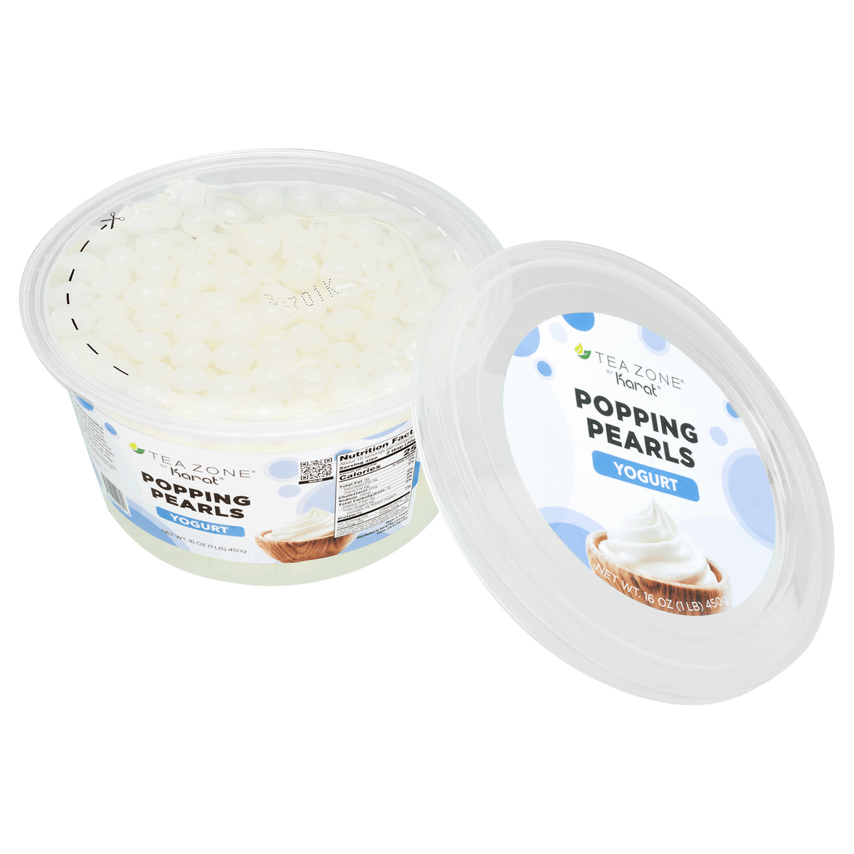 [12 Jars] Yogurt Popping Pearls (1 lb each)