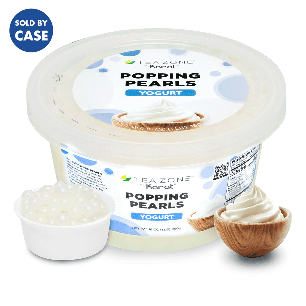 [12 Jars] Yogurt Popping Pearls (1 lb each)
