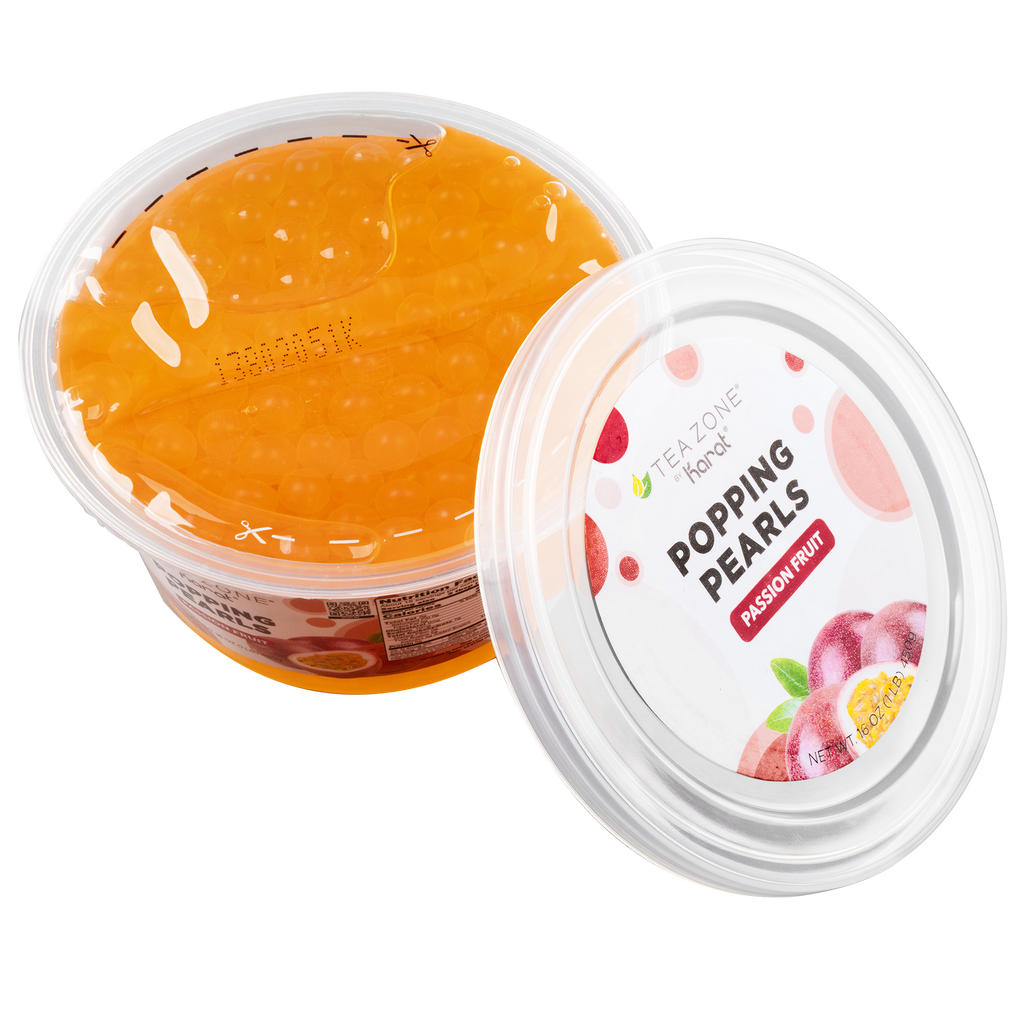 Passion Fruit Popping Pearls - Jar (1 lb)