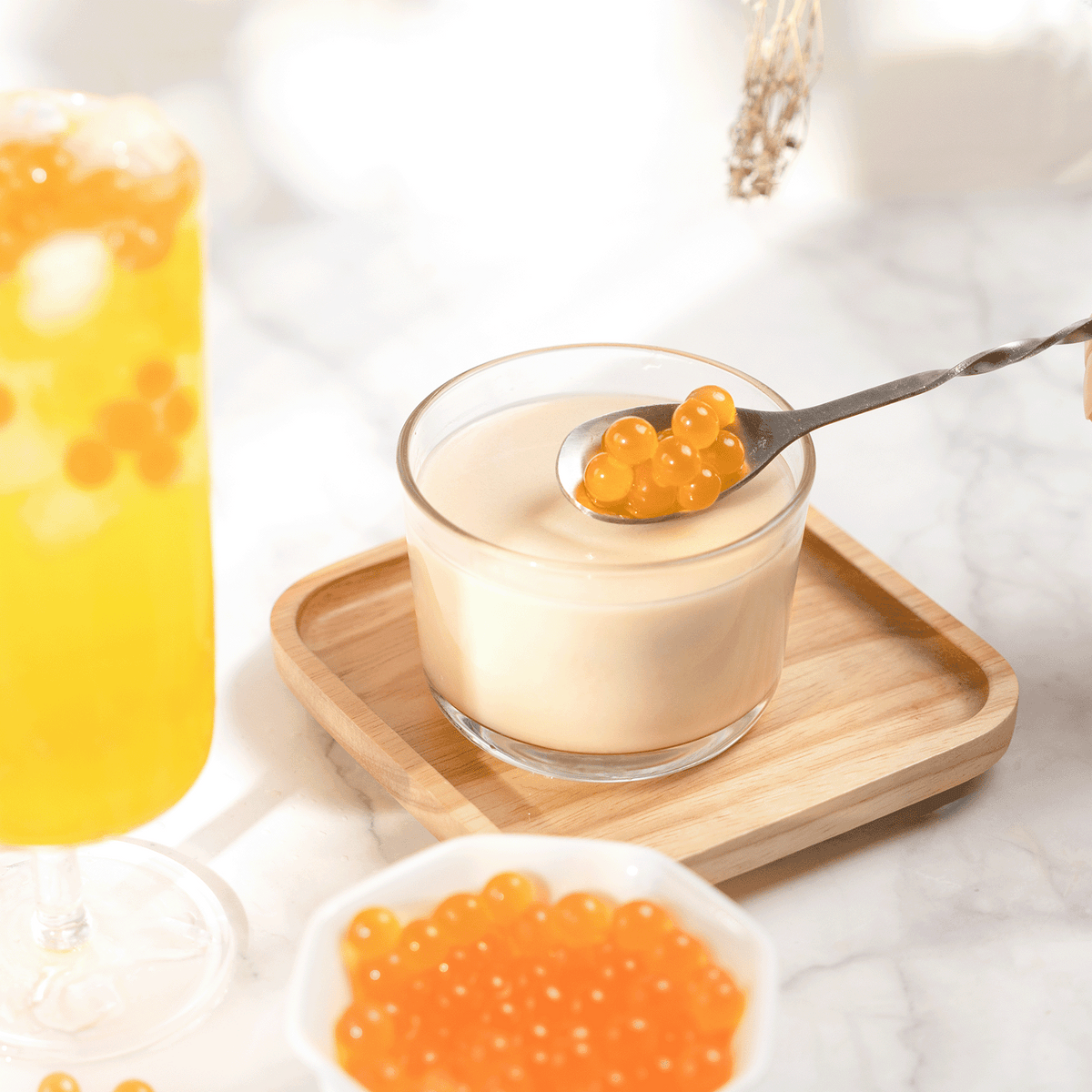 Passion Fruit Popping Pearls - Jar (1 lb)