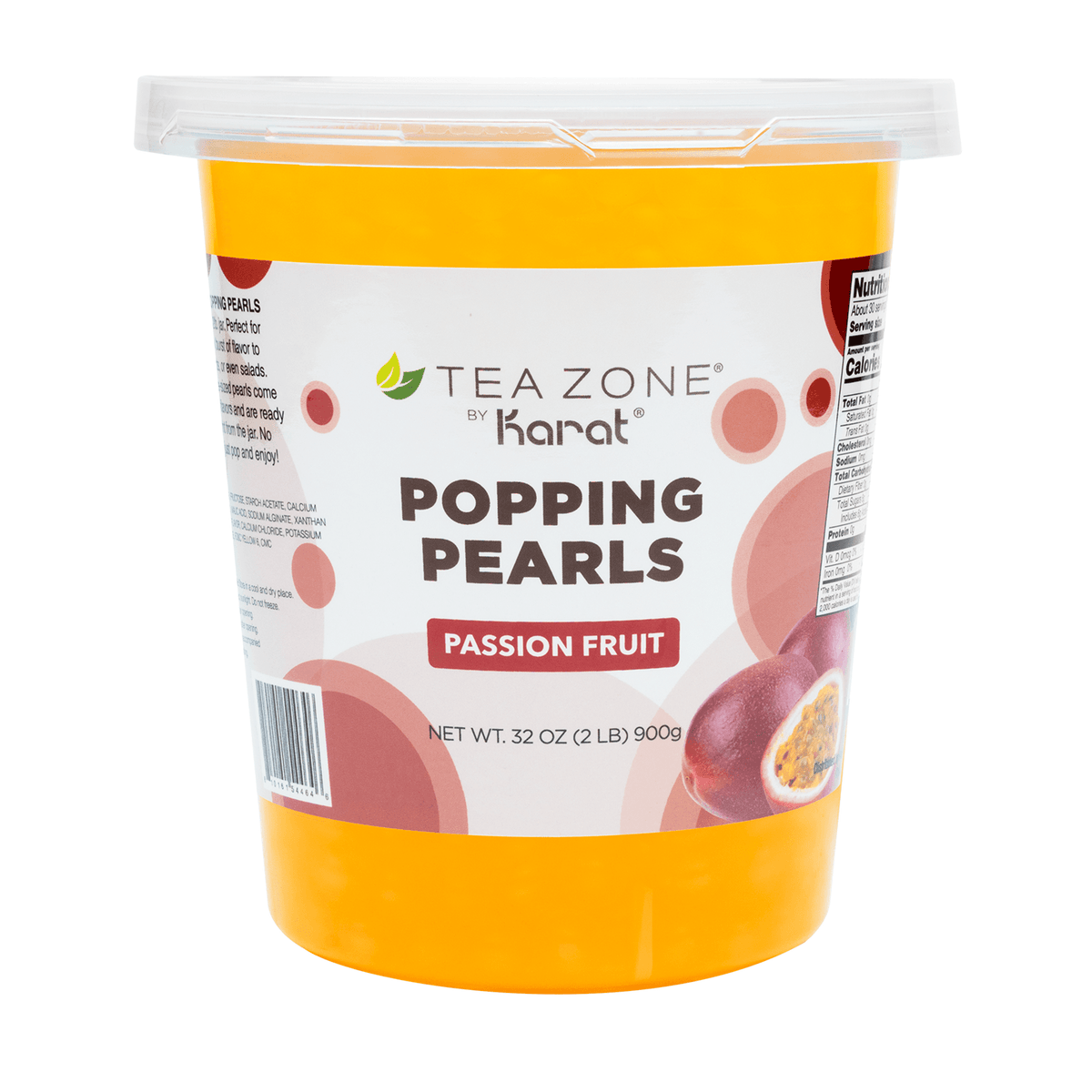 Passion Fruit Popping Pearls - Jar (2 lb)