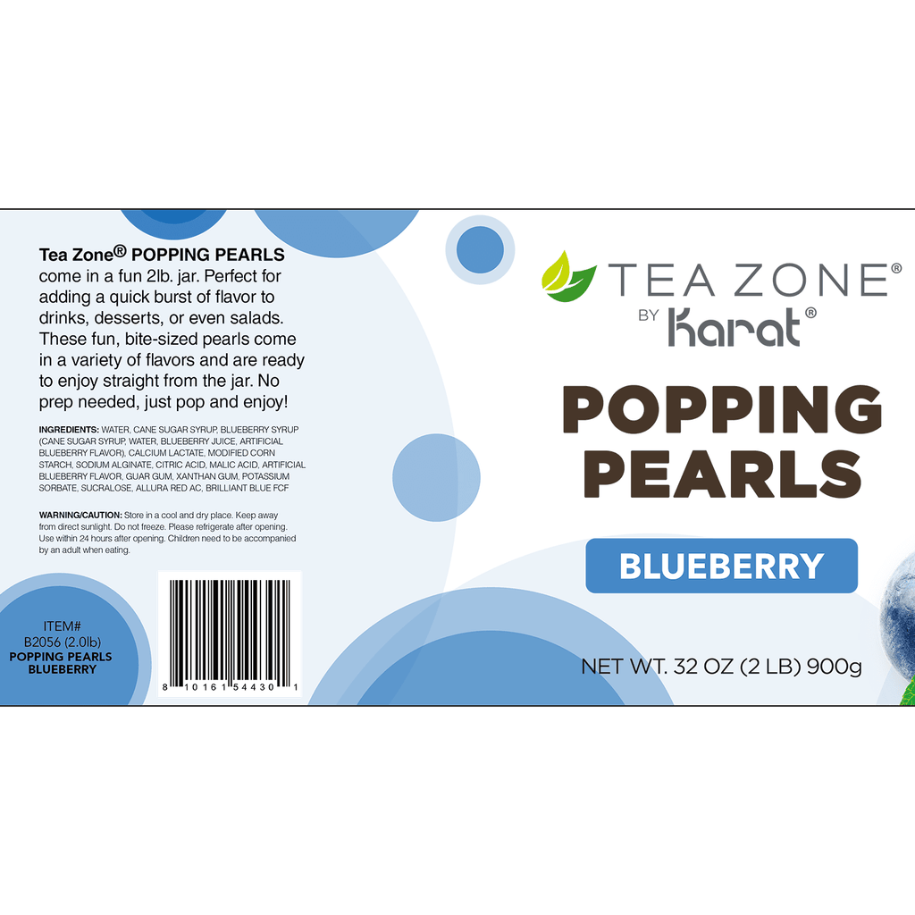 Blueberry Popping Pearls - Jar (2 lb)