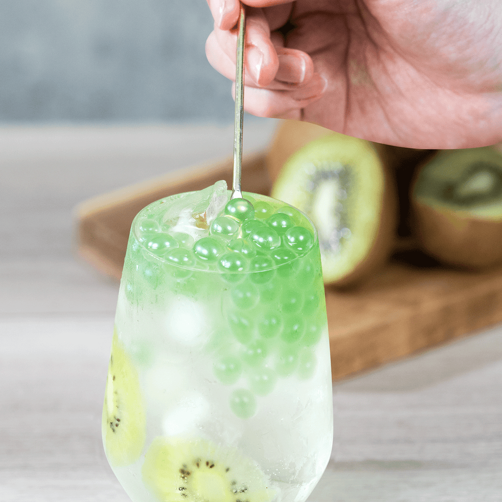 [12 Jars] Kiwi Popping Pearls (1 lb each)