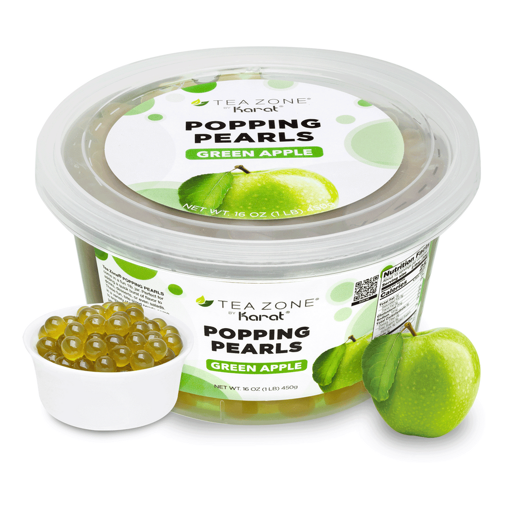 Green Apple Popping Pearls - Jar (1 lb)