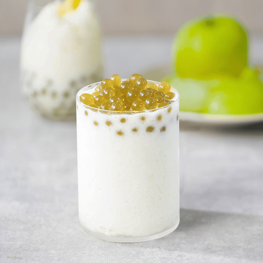 [12 Jars] Green Apple Popping Pearls (1 lb each)