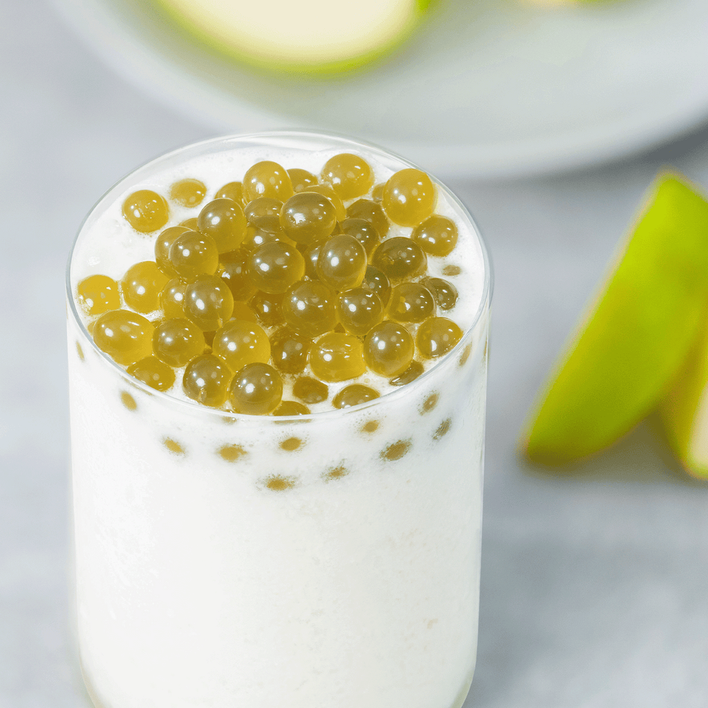 [12 Jars] Green Apple Popping Pearls (1 lb each)