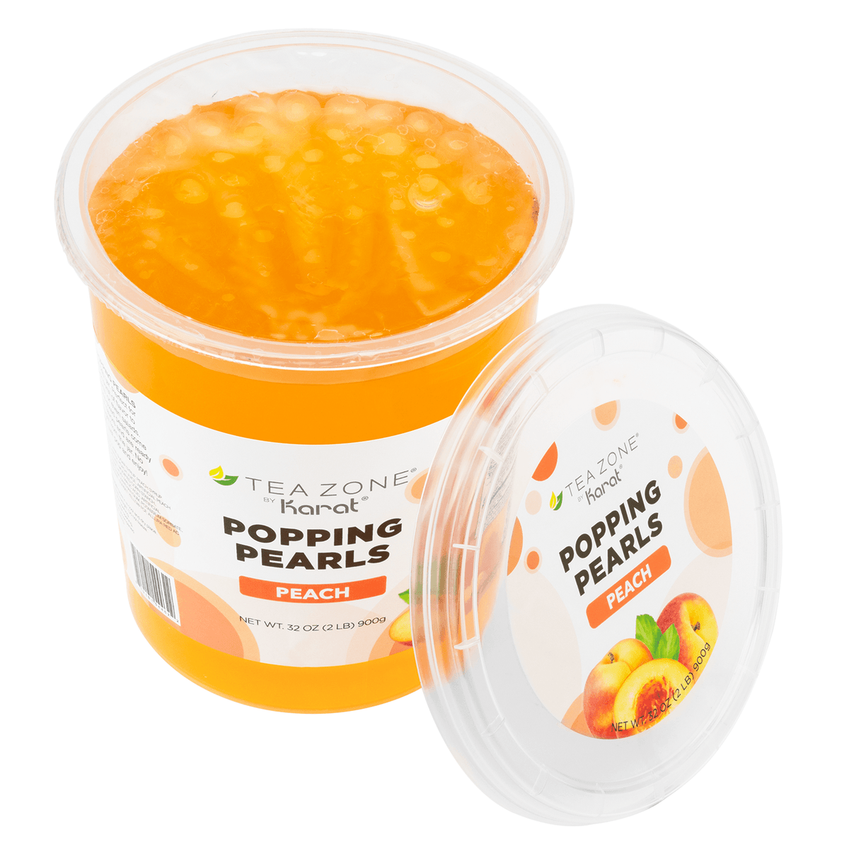 Peach Popping Pearls - Jar (2 lb)