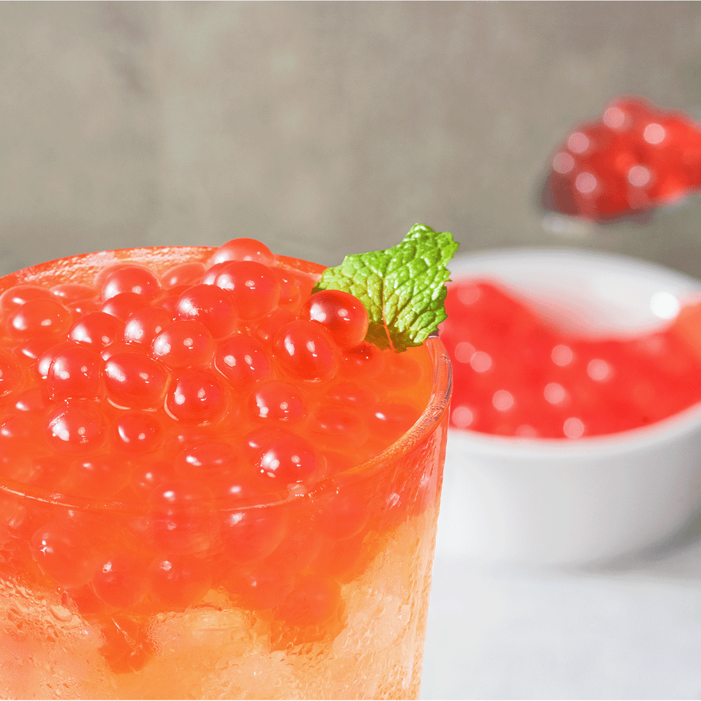 Raspberry Popping Pearls - Jar (1 lb)
