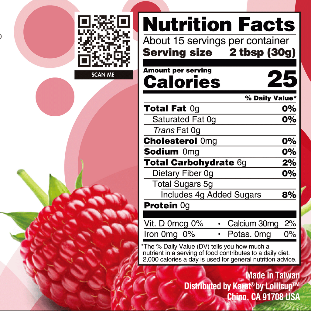 Raspberry Popping Pearls - Jar (1 lb)