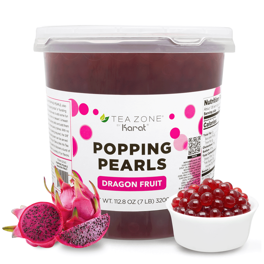 Dragon Fruit Popping Pearls - Jar (7 lbs)