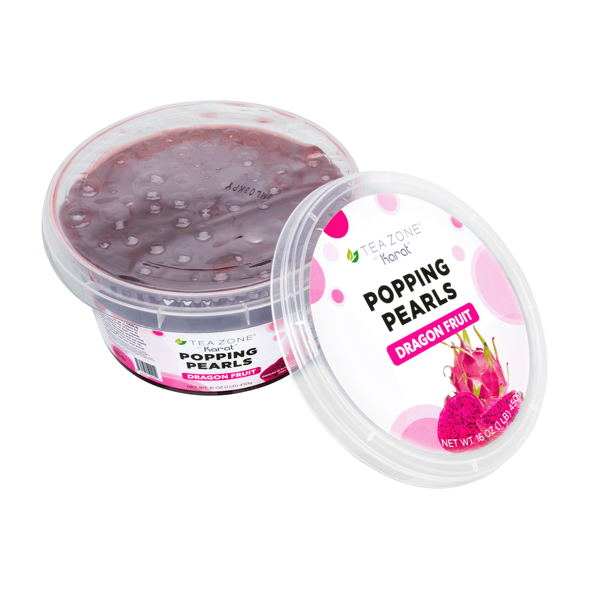 Dragon Fruit Popping Pearls - Jar (1 lb)