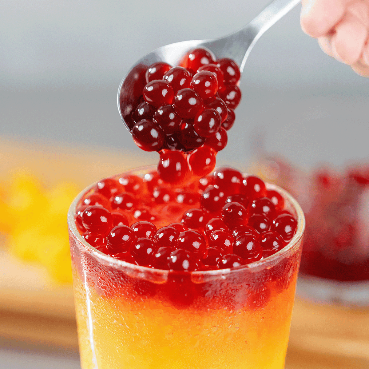 Dragon Fruit Popping Pearls - Jar (7 lbs)