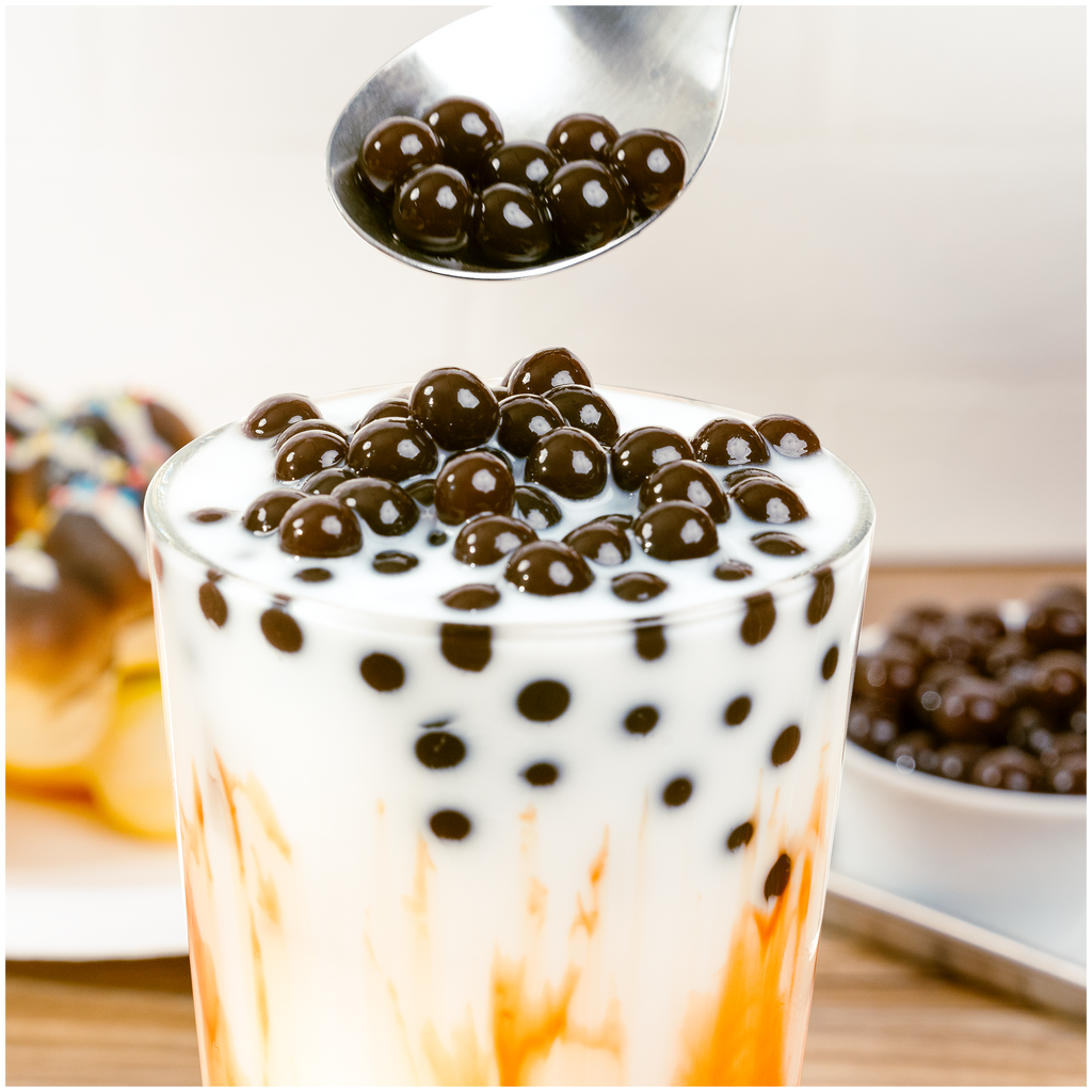 [12 Jars] Brown Sugar Popping Pearls (1 lb each)