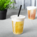 [1,000 ct] Plastic Cup Lids | 92 mm | PET | Clear